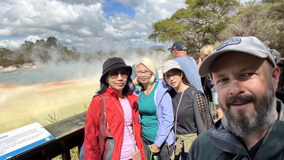 Marvel at the beauty of geothermal activity and witness the raw power of New Zealand's geothermal geysers.