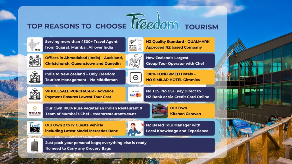 Top reasons to choose Freedom Tourism