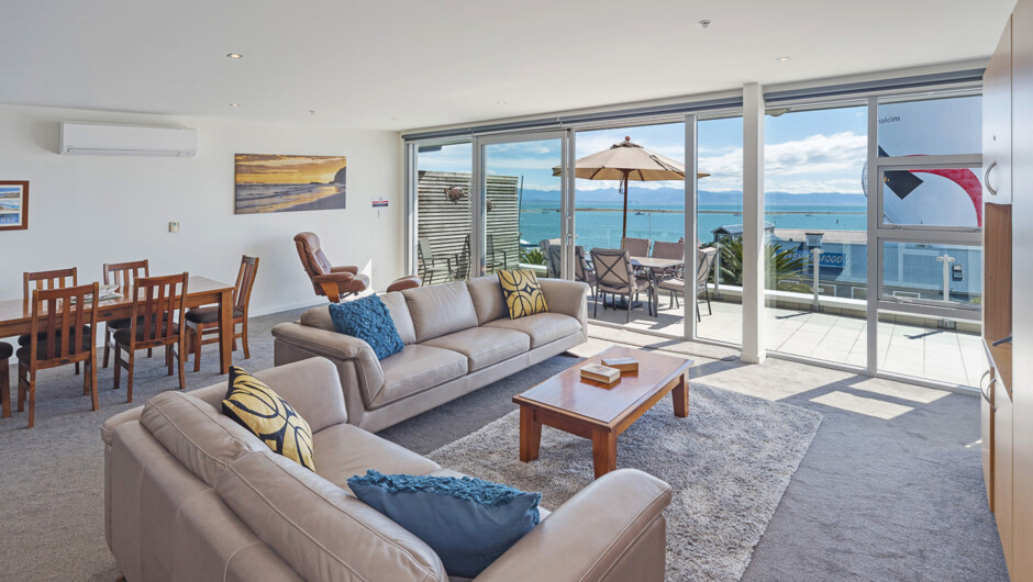 Living and Dining with views