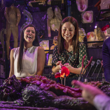 Get hands-on with our practical effects