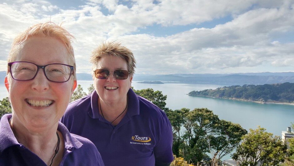 Your tour guides and owners of uTours Wellington, Suzee &amp; Jo.