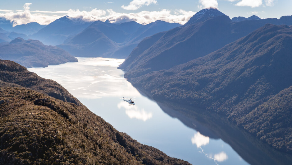 Alpine Heli over Milford Sound