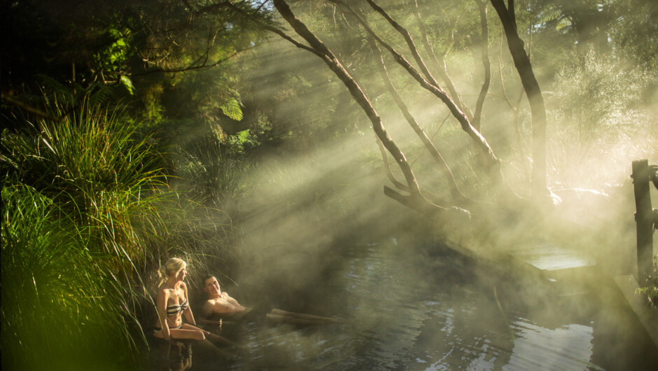 Bathe in natural thermal springs