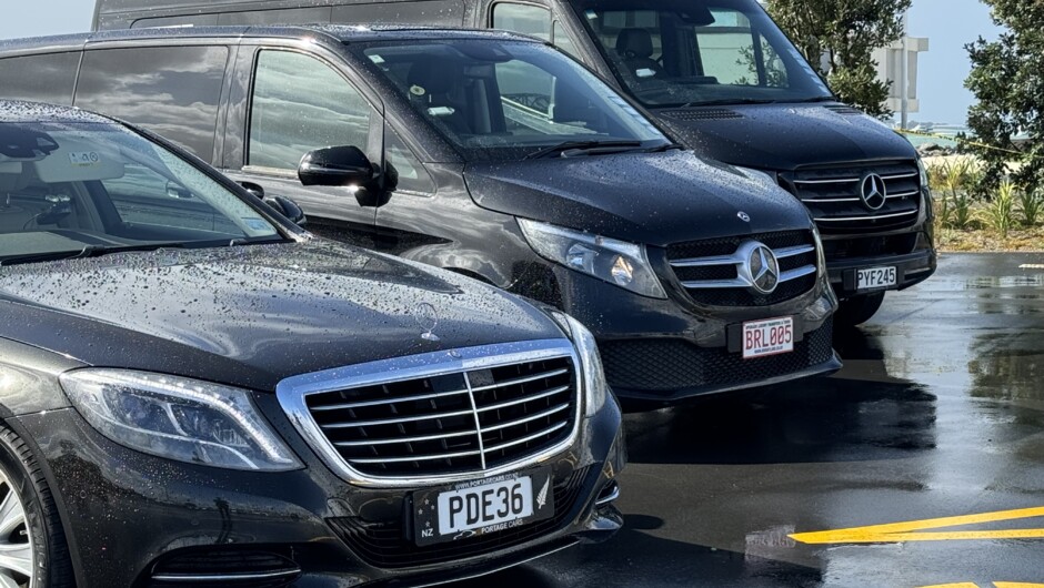 Selection of our fleet of vehicles