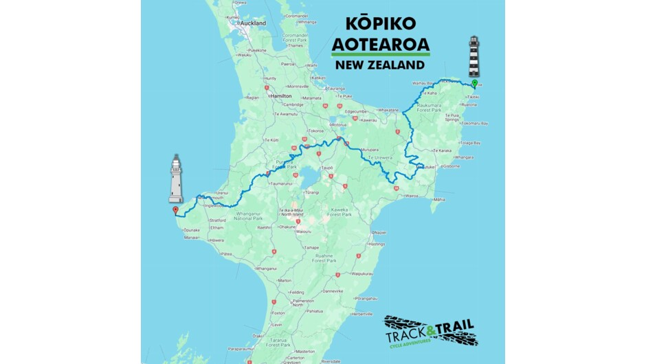 Cape to Cape Across the widest part of New Zealand/Aoteroa