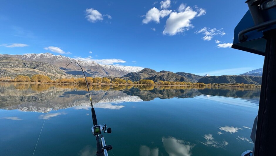 Catch a Fish Fishing Charter New Zealand Catch Trout and Salmon Lake Hāwea