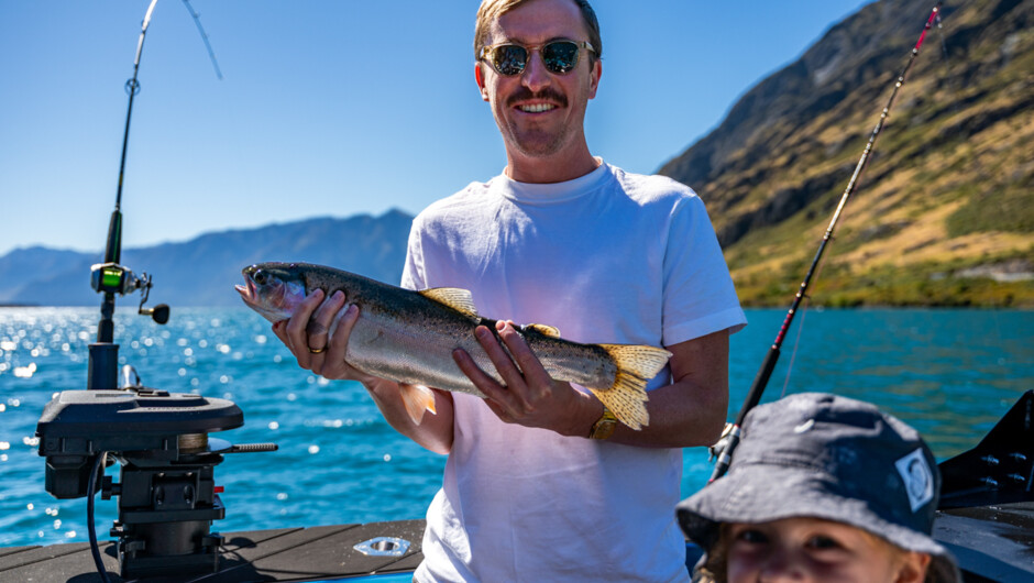 Catch a Fish Fishing Charter New Zealand Catch Trout and Salmon Lake Wānaka