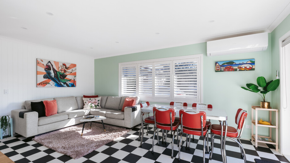 Living and dining area