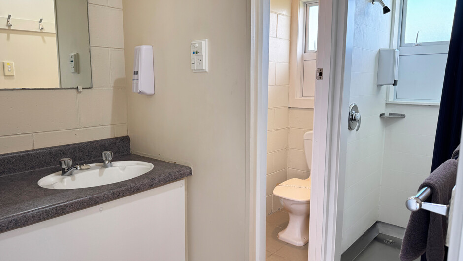 Classic Studios shower and toilet