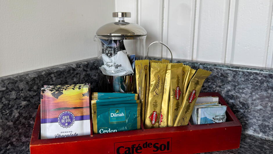 Classic Studios tea and coffee facilities