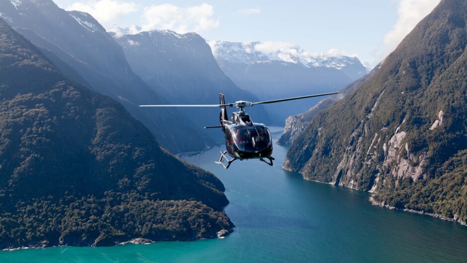 Over The Top Scenic Heli Tour of Milford Sound