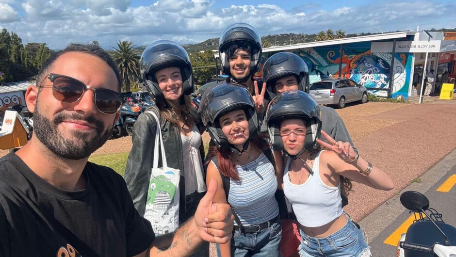 Customers so happy they asked for a selfie.