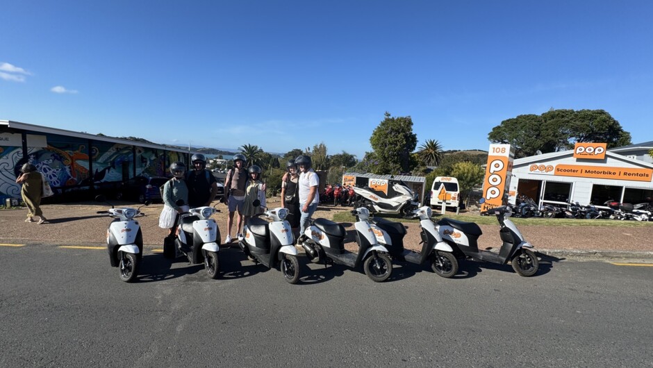 Another group hire of our awesome scooters.