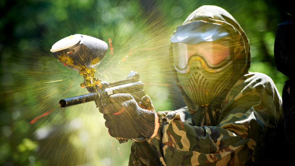 Paintball action