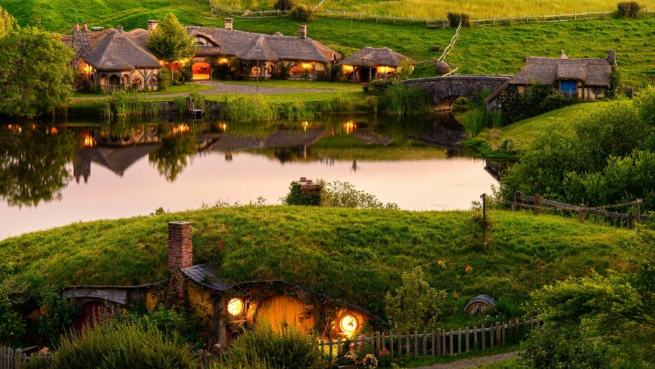 Hobbiton Movie Set