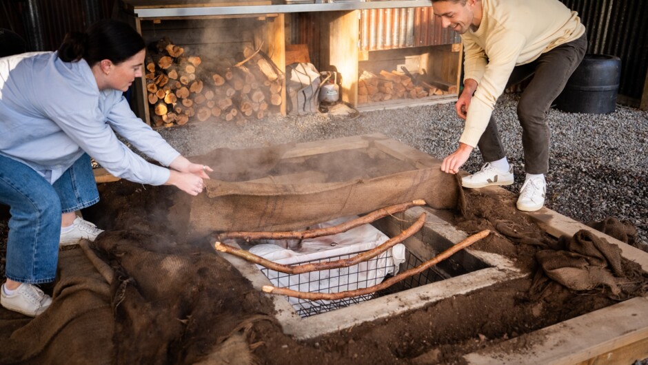 Revealing the smokey/earthy aroma