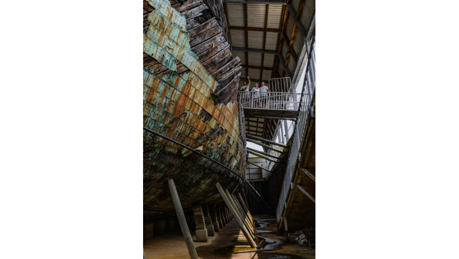 Edwin Fox Ship in dry dock