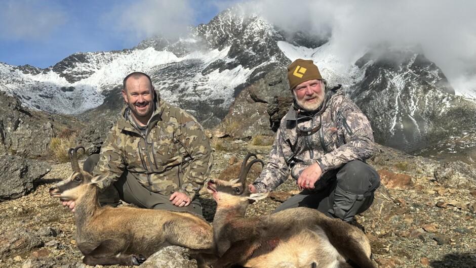 We can arrange heli hunts for Chamois