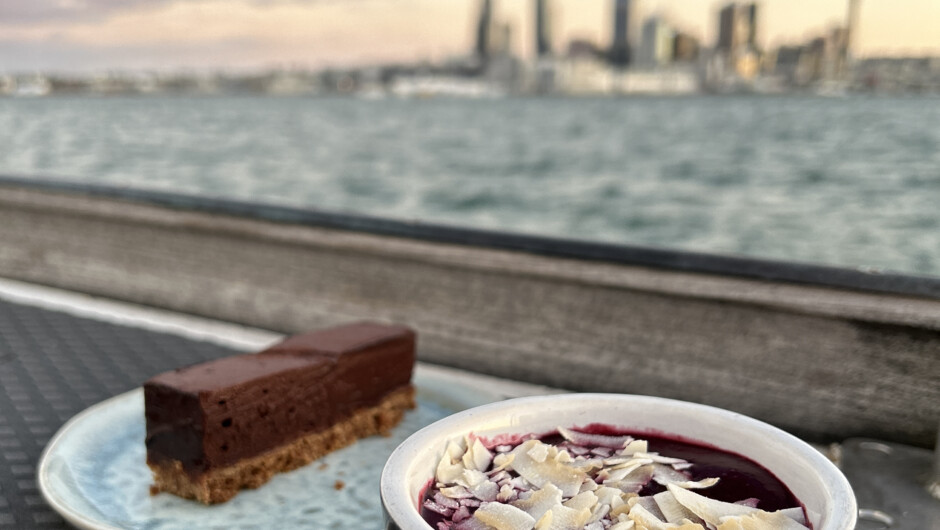 Auckland Harbour Dinner Cruise dessert selection