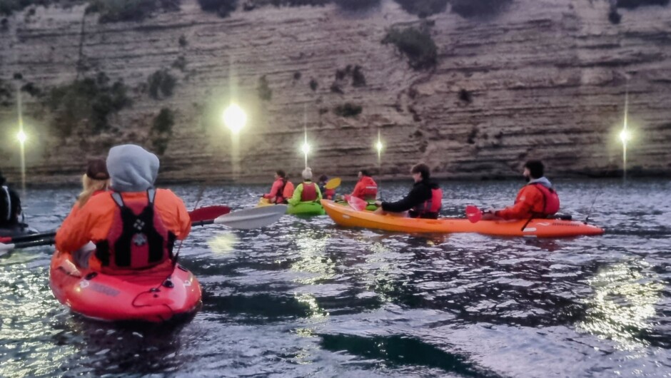 Sunset, Bioluminescence Kayak Tour