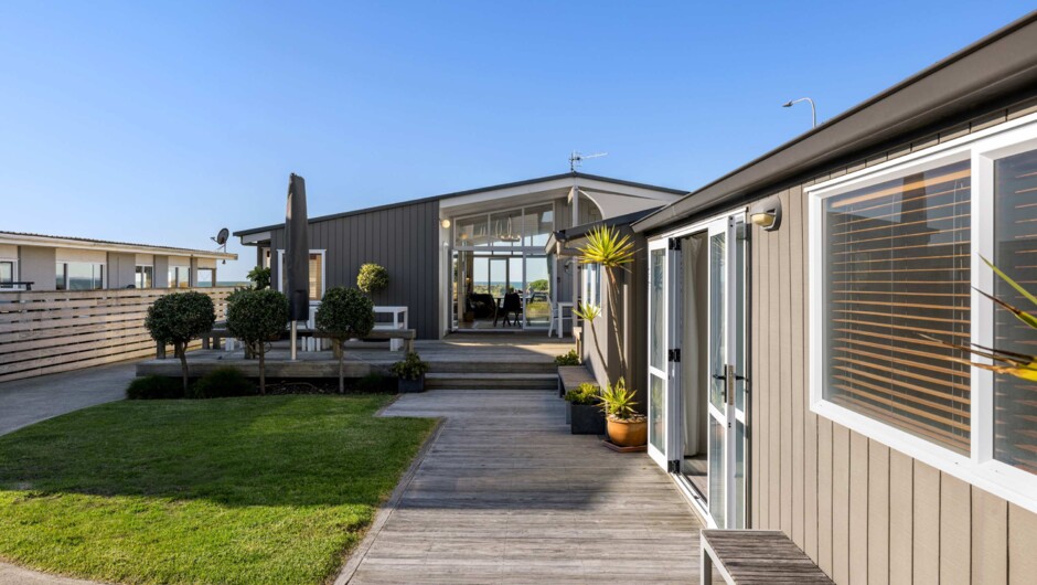 Back of house entertaining area