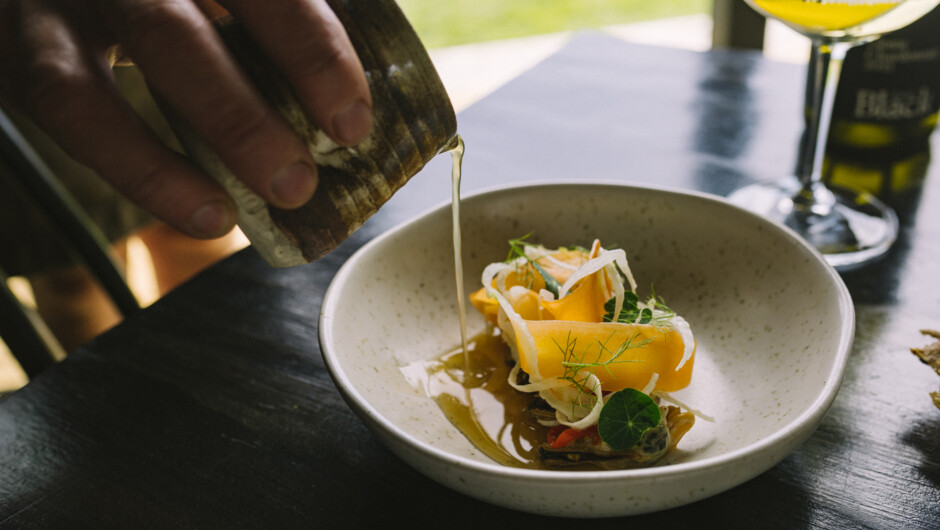 Organic and local food.