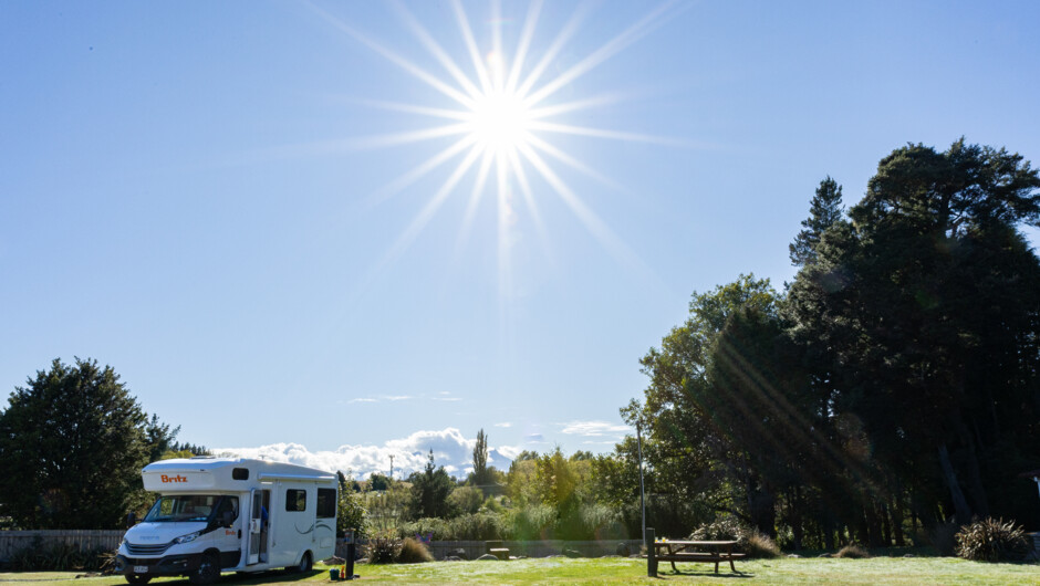 Powered Site at Raetihi Holiday Park