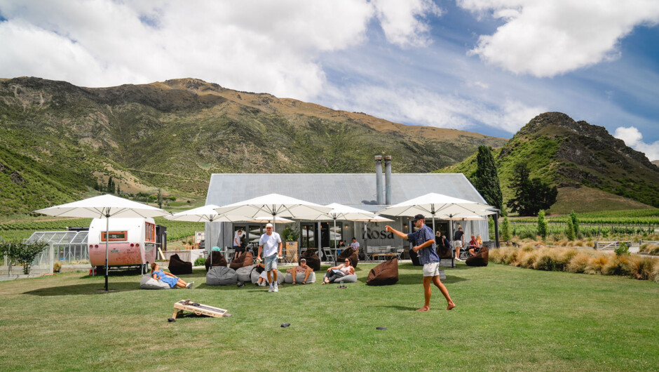 Enjoy the outdoors while enjoying Mt Rosa Wines at our Cellar Door.