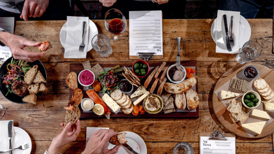 Match our small plates and platters to your wines.