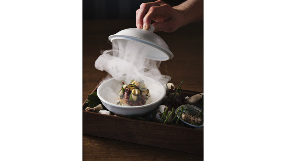 The Dining Room at Rosewood Kauri Cliffs