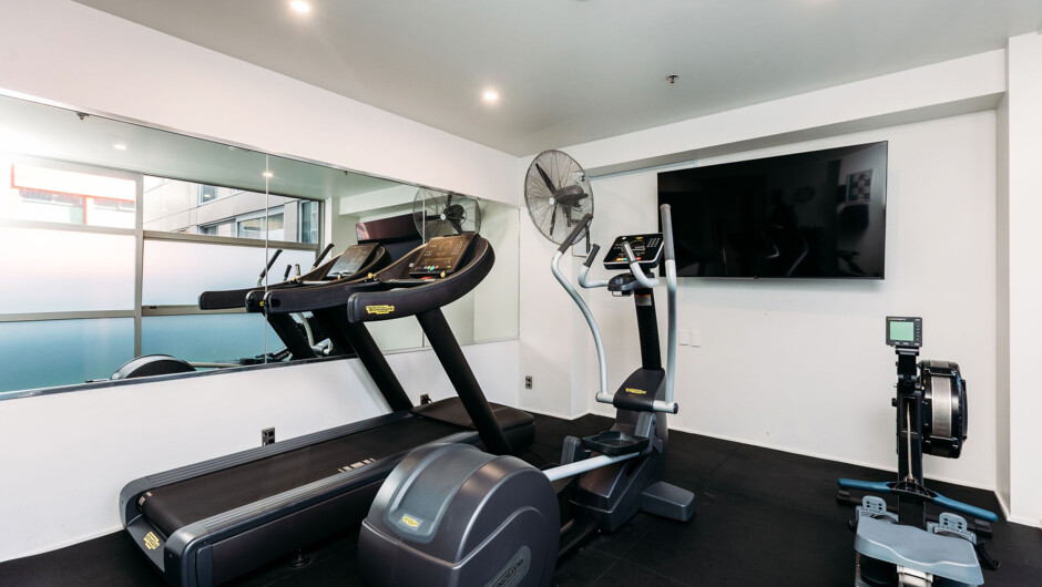 Fitness Room, Techno-gym equipment, Naumi Hotel Wellington