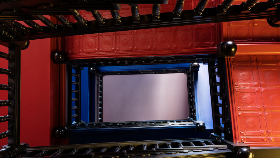 Designer Staircase, Heritage building, Naumi Studio Wellington