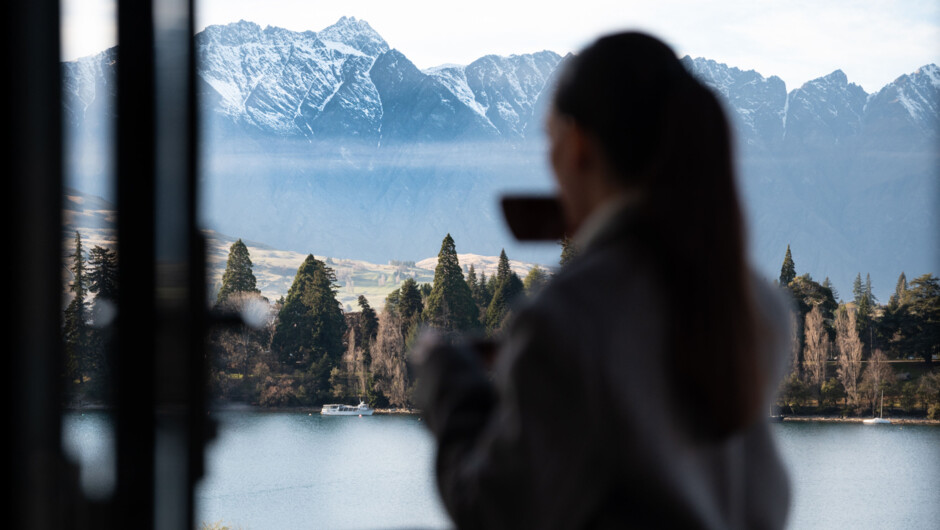Mountains view from Lombardi Restaurant