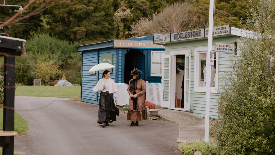 Get dressed up and enjoy a stroll