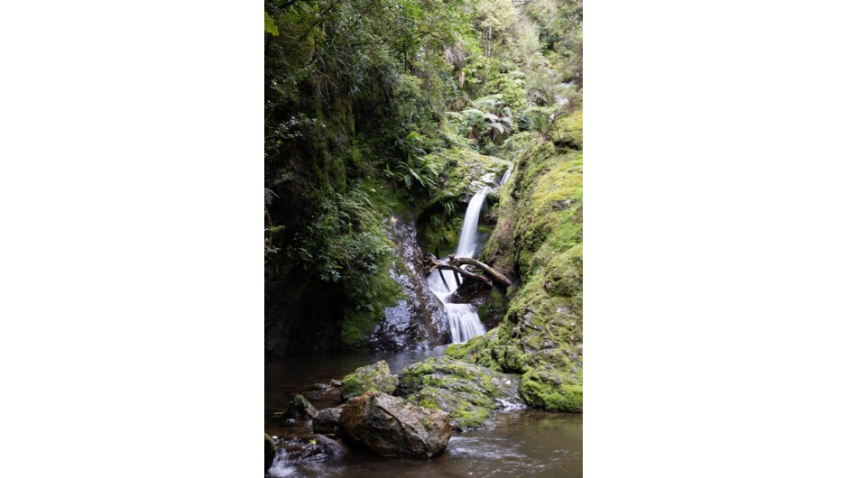 Cool off under waterfalls and take a break along the way