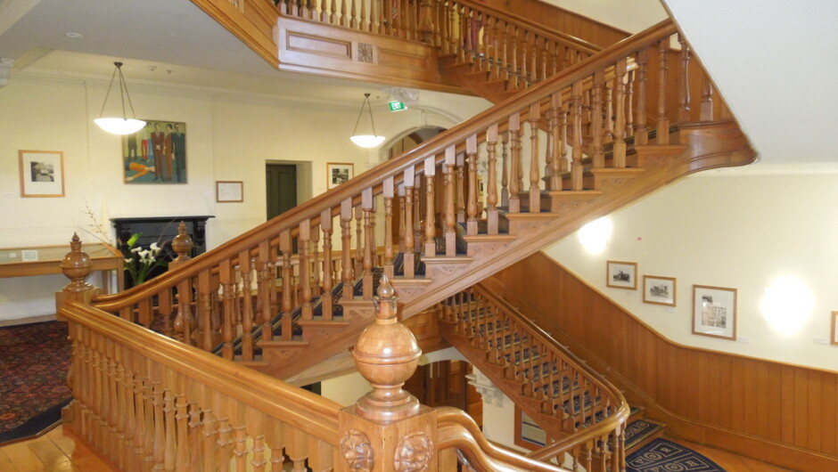 Hanging staircase in Old Government Building