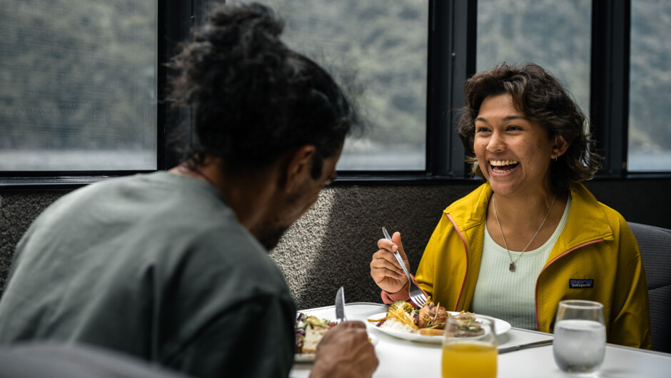 Milford Sound international buffet