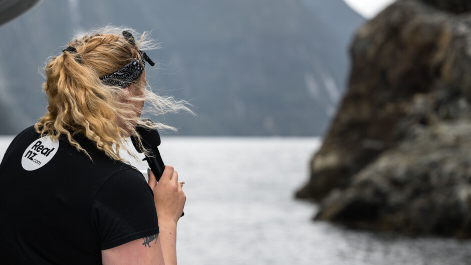 Milford Sound Signature Cruise onboard nature guide