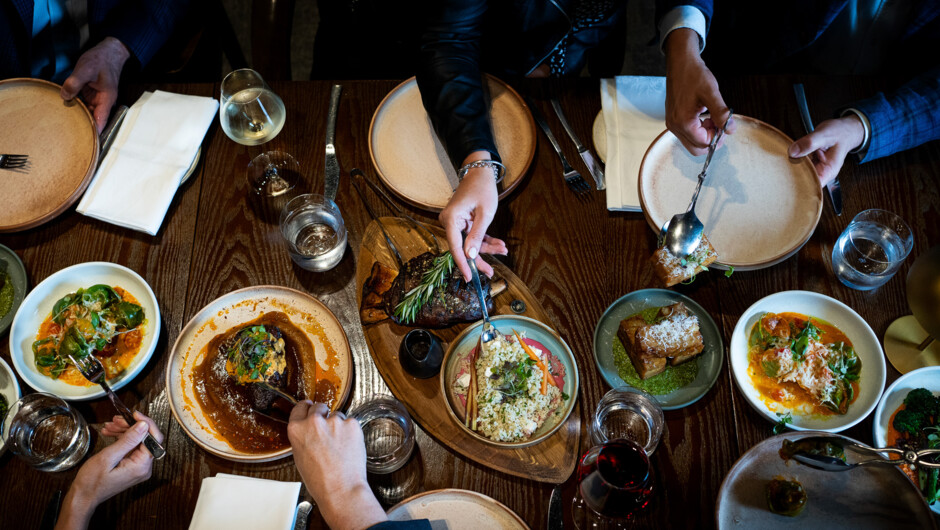 Shared plates at Marketplace Restaurant