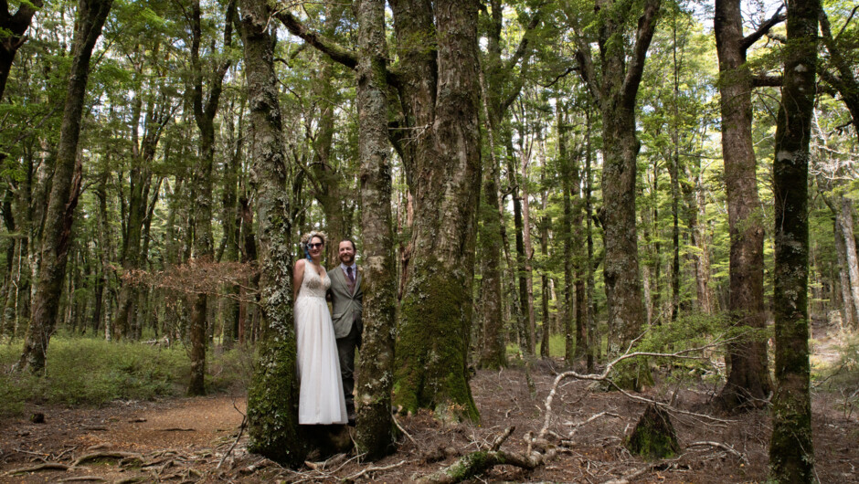 Wilderness Wedding backdrop - Hidden Valley Farm.