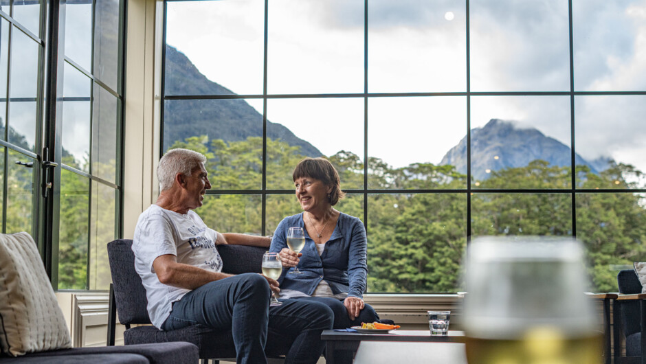The Milford Track Glade Lounge Lodge