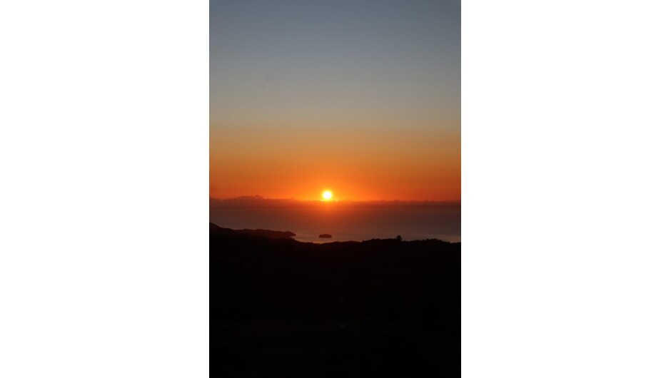 Sunrise Pilgrimage at Hidden Valley Farm NZ.