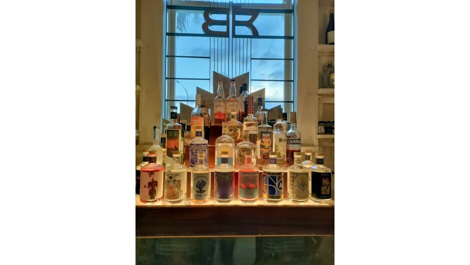 Featuring some gin made at the Distillery