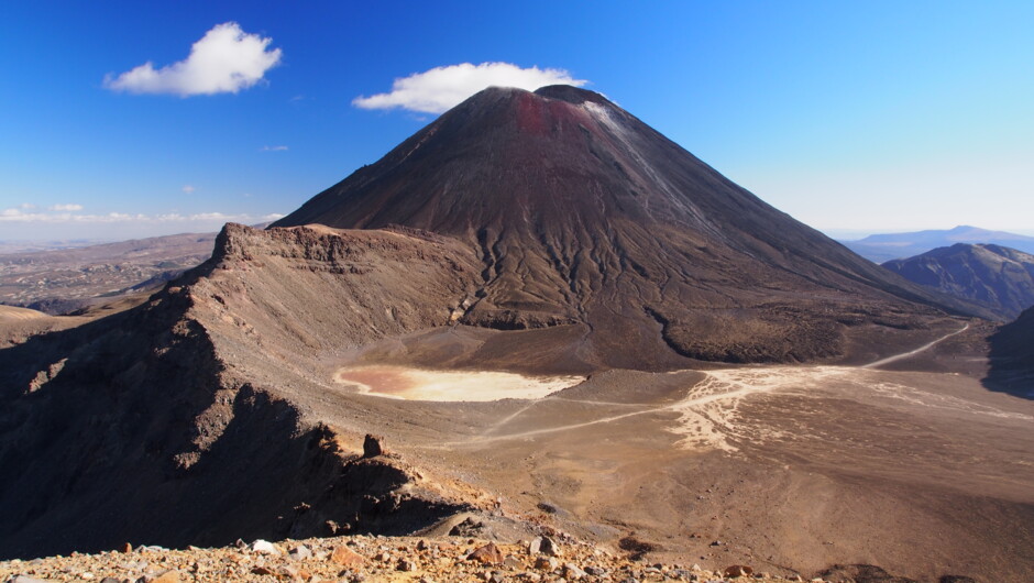 Mt Ngauruhoe, Tongariro Crossing, guided hike with Adrift Tongariro