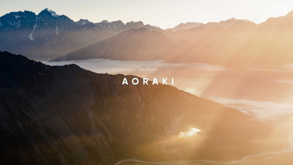 Heli-Skiing a Glacier in Mount Cook, New Zealand