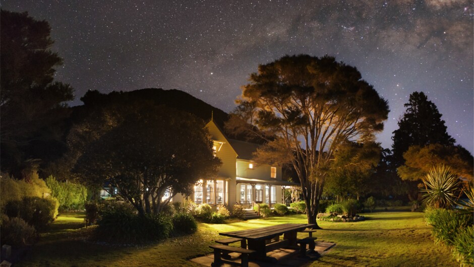 Meadowbank Homestead in Awaroa, Abel Tasman