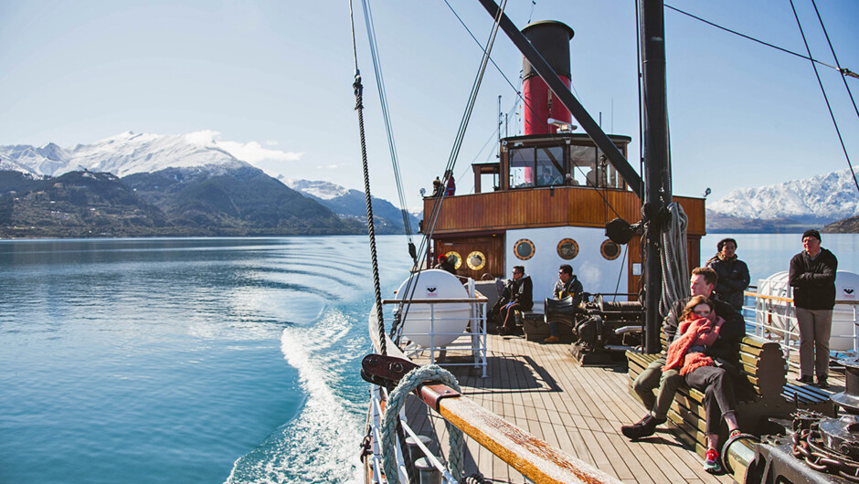 Front Deck, TSS Earnslaw vintage steamship
