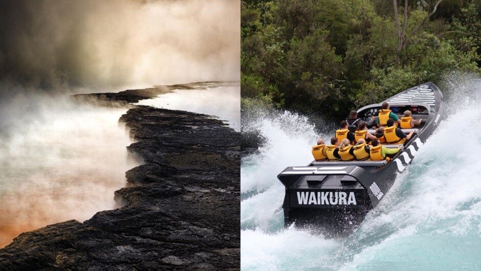 Waiotapu and Rapids Jet Combo
