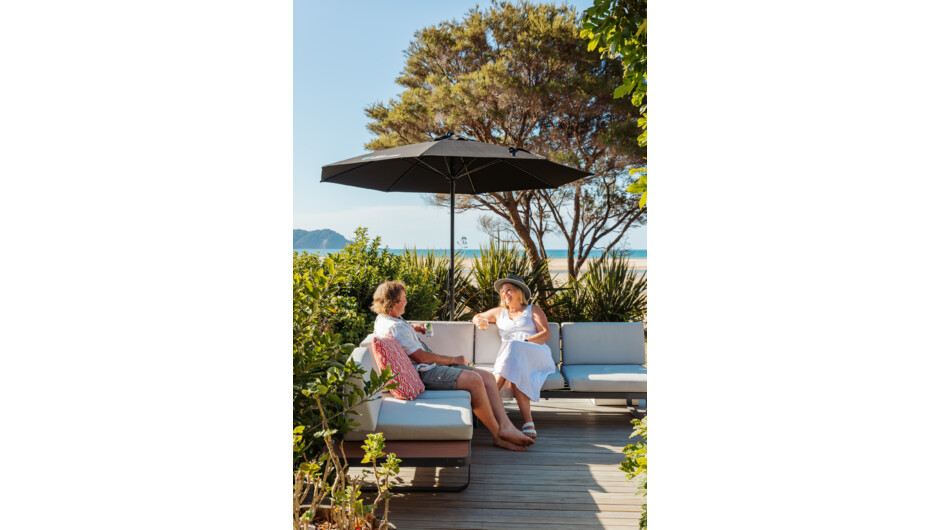 Evening drinks on the deck