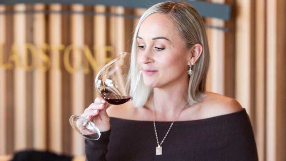 Five wines, poured with care, ready for you to try.